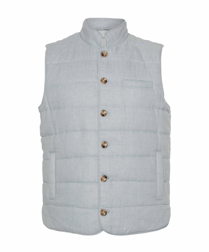 Heren bodywarmer grijs