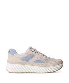Women Lace-up dames sneakers beige