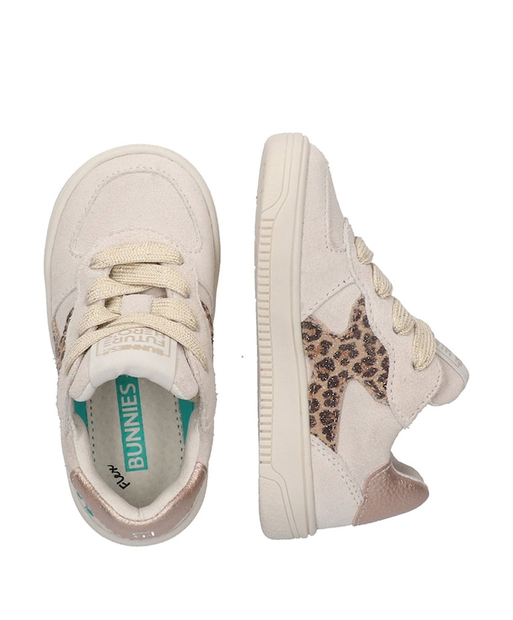 Monica Mellow meisjes sneakers ecru