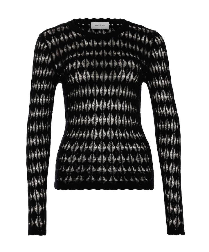 Dames sweater zwart