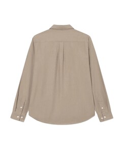 Overhemd lange mouw beige
