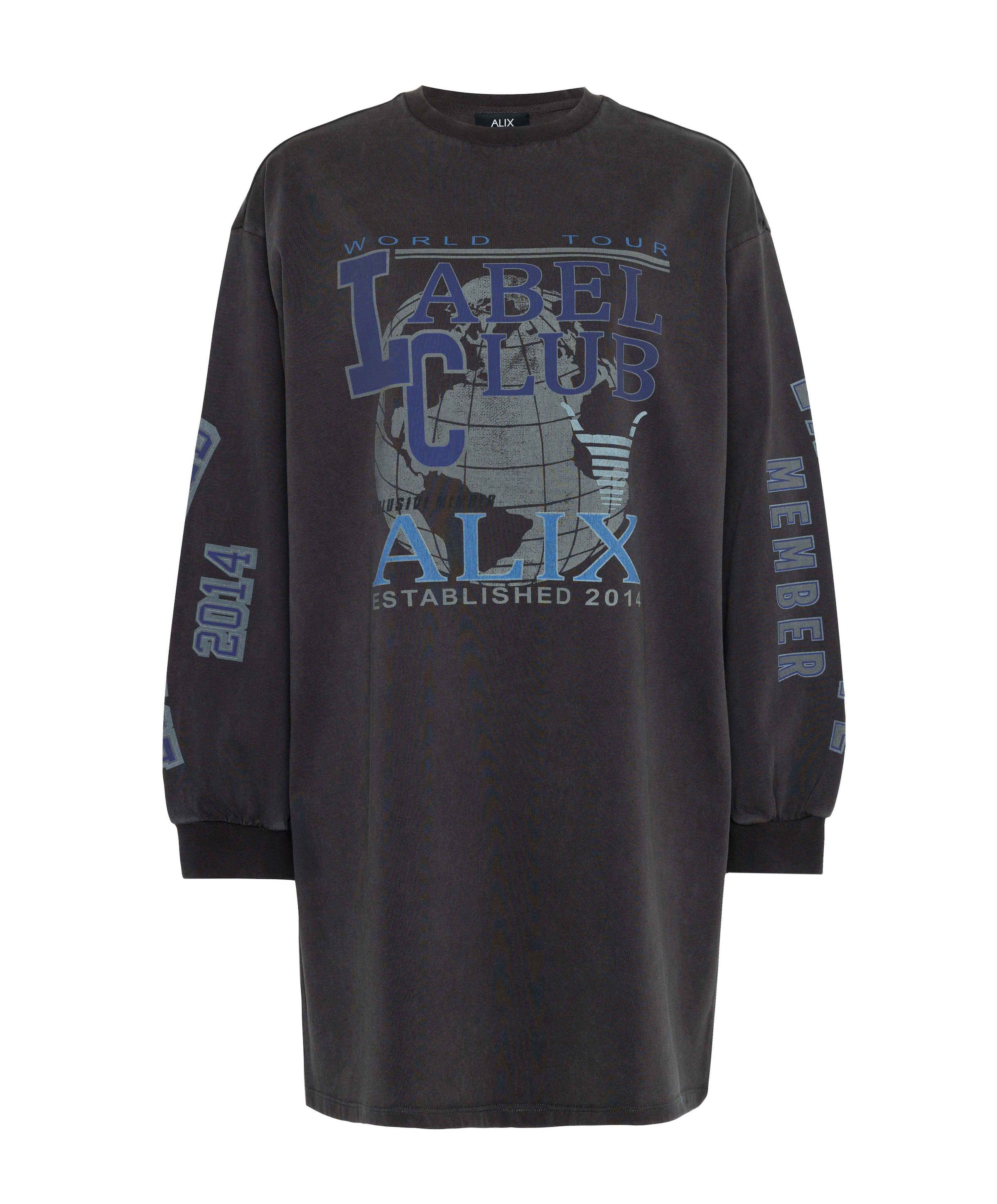 Dames longsleeve grijs