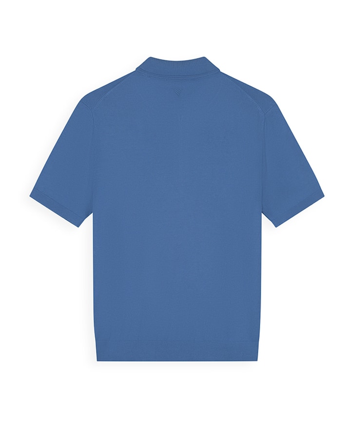 Heren polo blauw