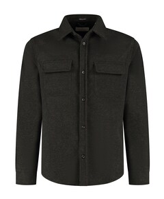 Heren overshirt bruin