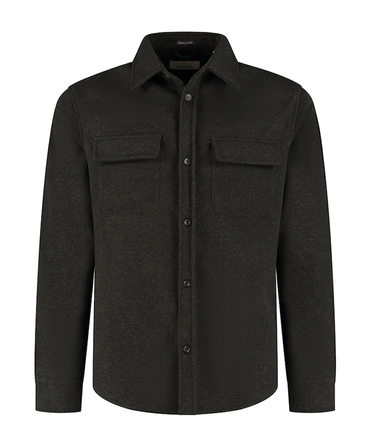 Heren overshirt bruin