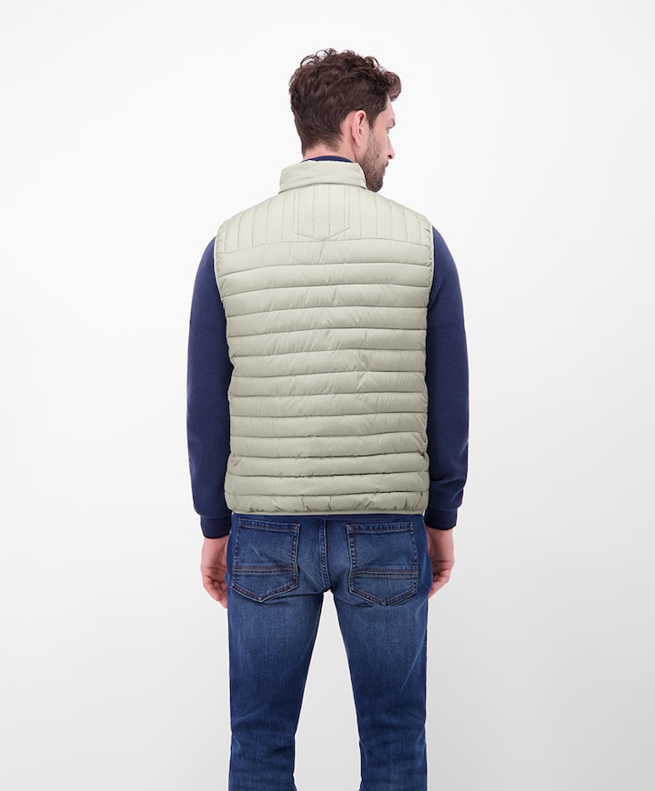 Heren bodywarmer grijs