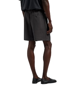 Linen Blend Short heren korte broek grijs