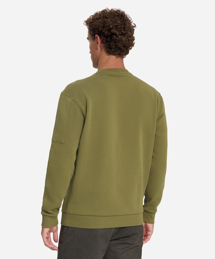 Heren sweater groen