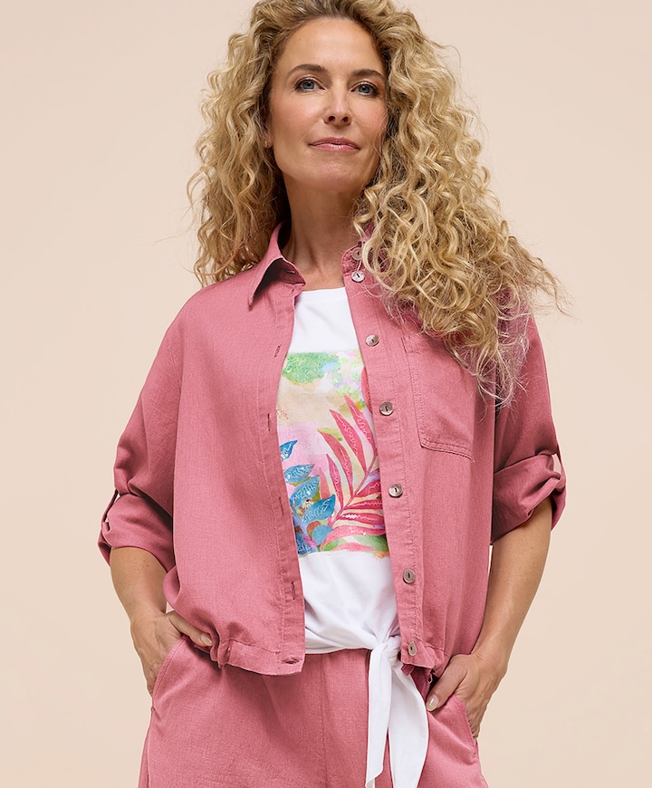 Dames blouse roze