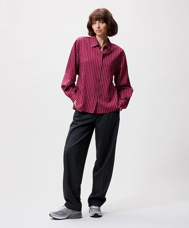 Dames blouse bordeaux