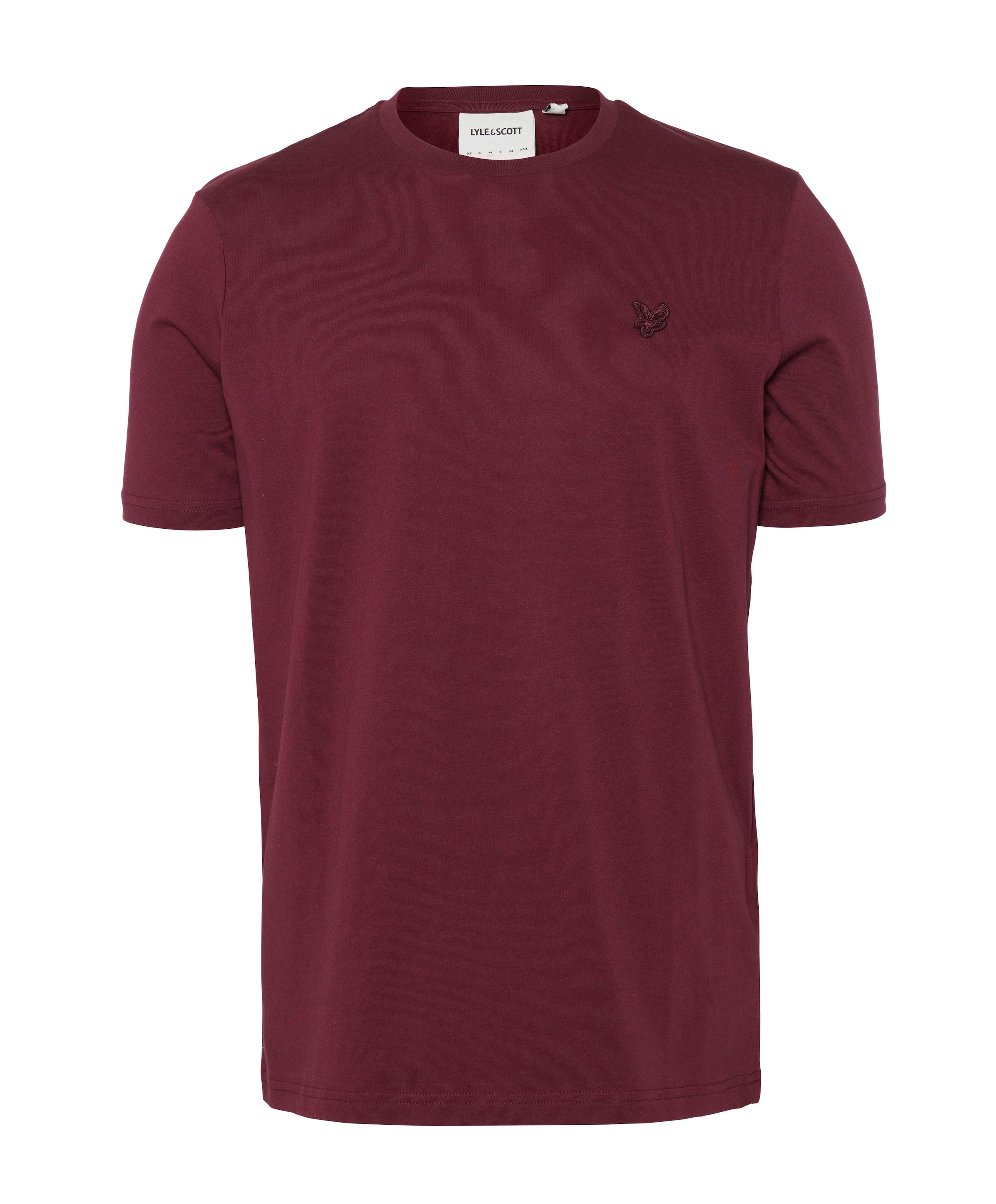Heren T-shirt bordeaux