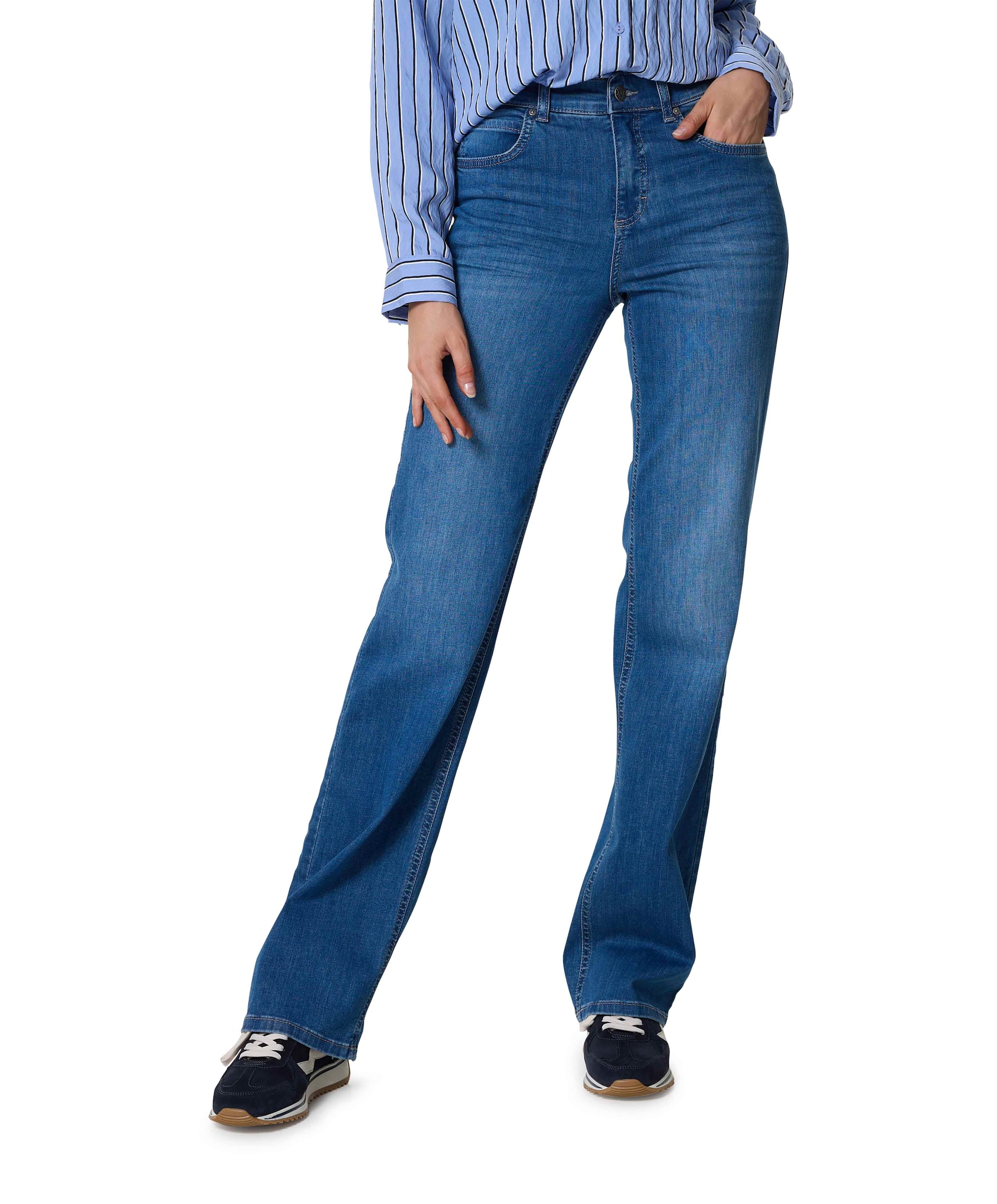 Lara dames jeans blauw