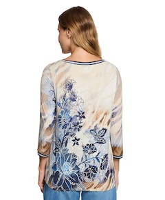 Dames longsleeve beige