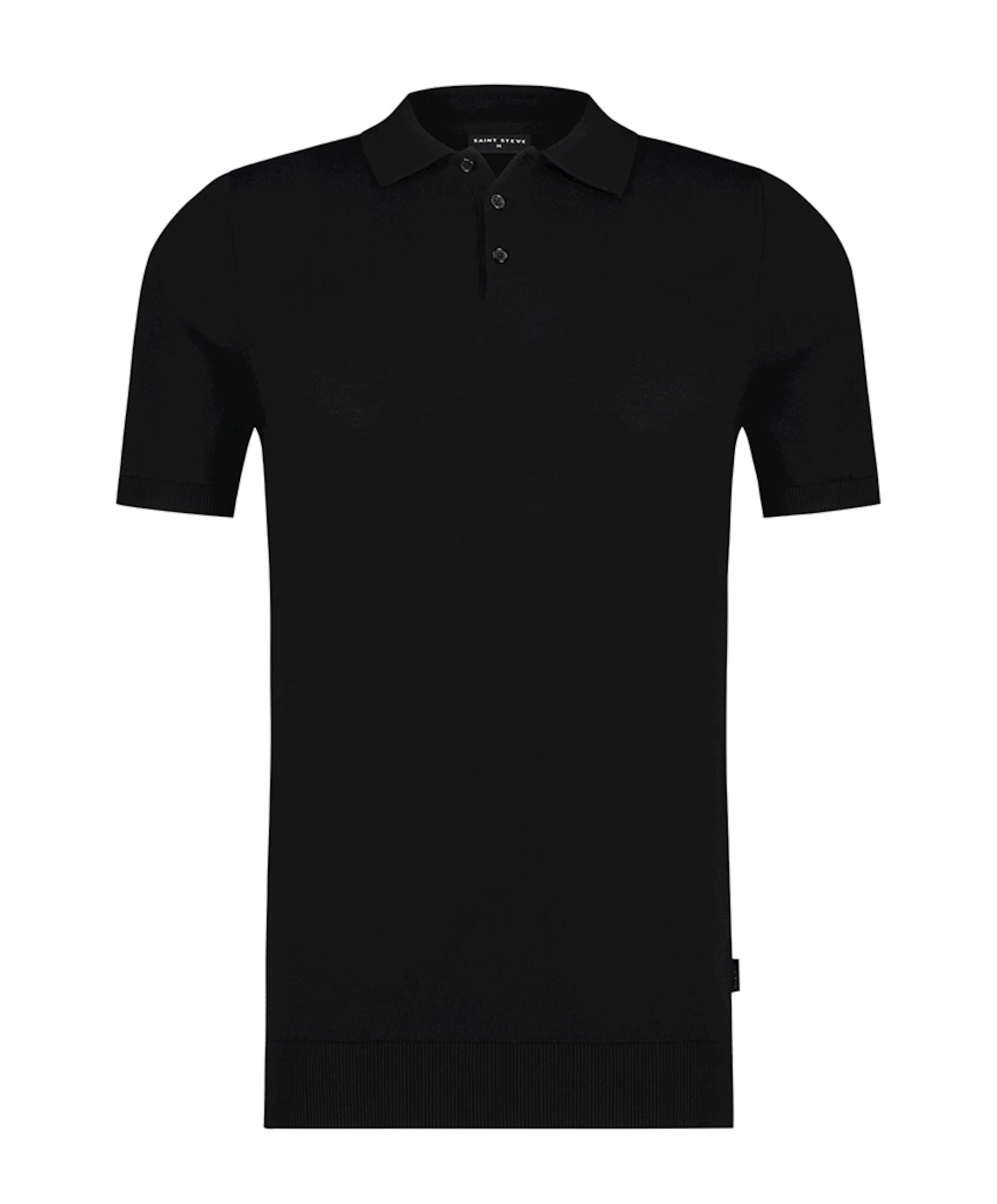 Heren polo zwart