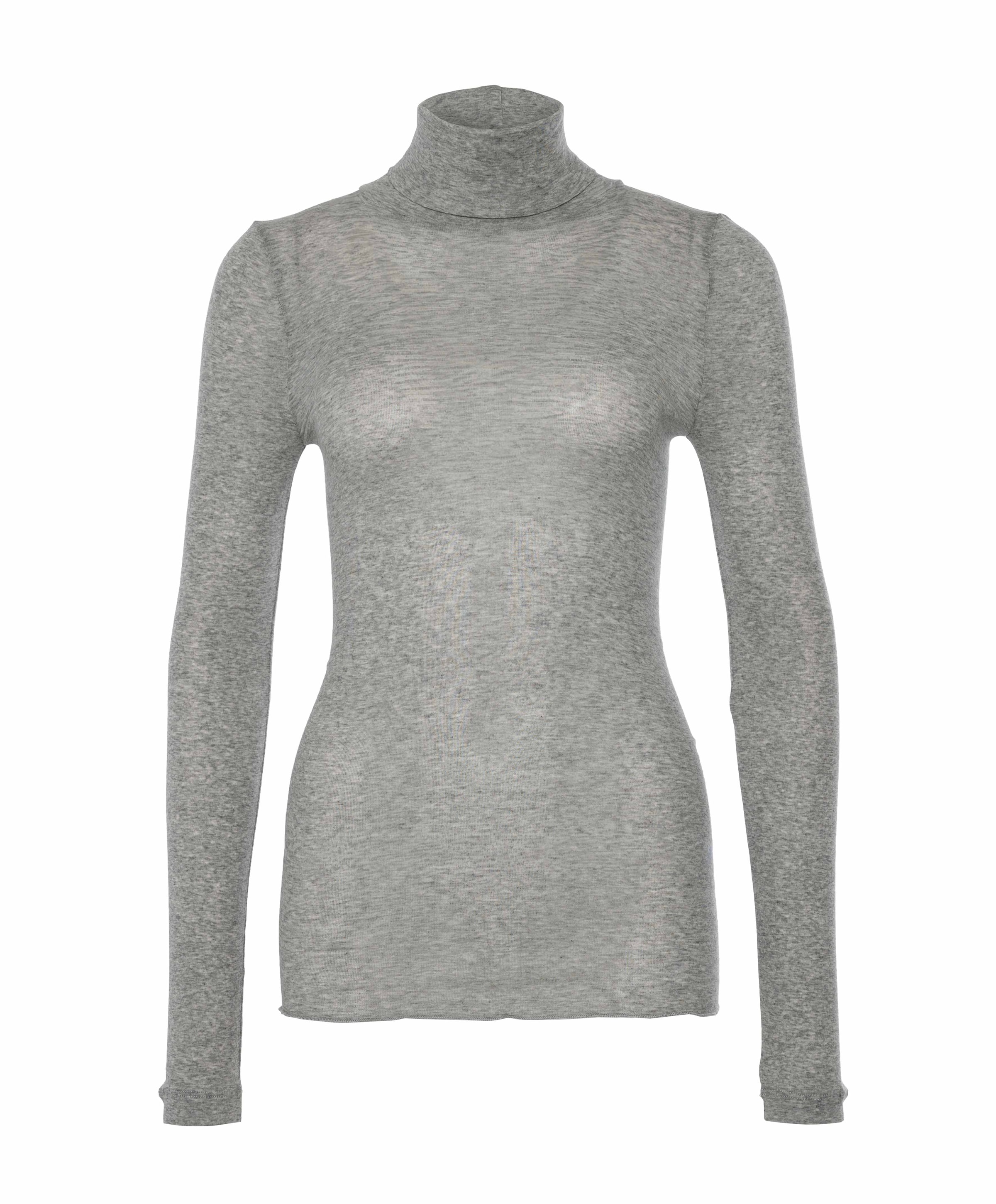 Dames longsleeve grijs