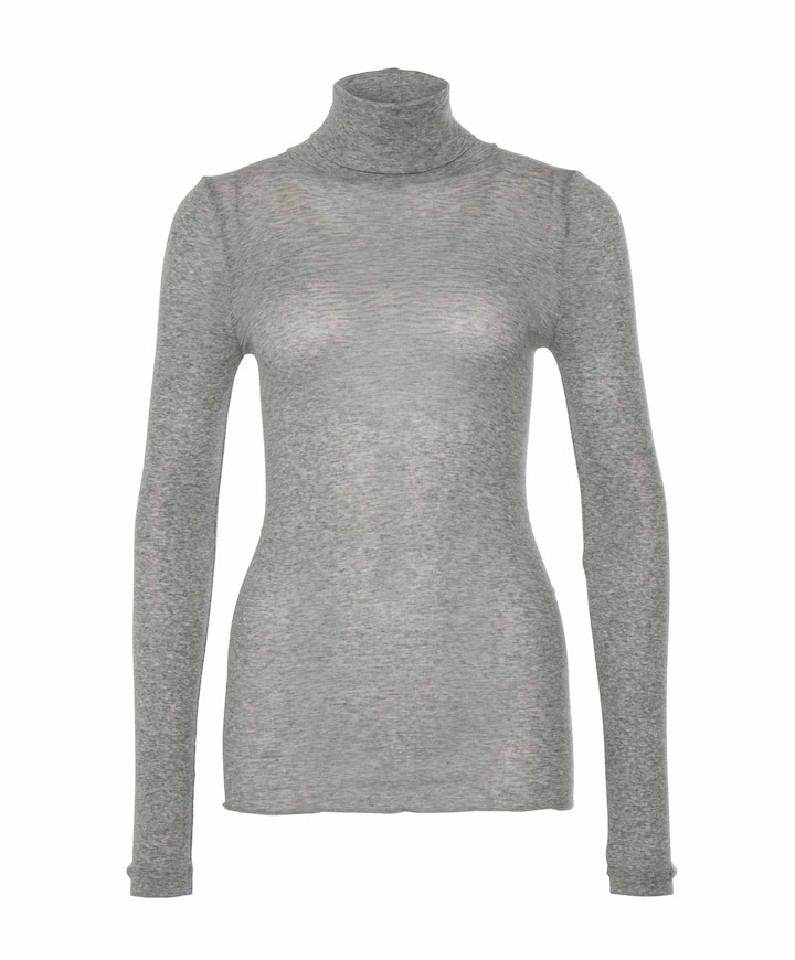 Dames longsleeve grijs