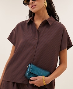 Dames blouse bruin