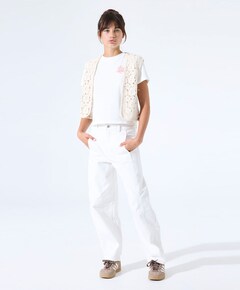 O262524 meisjes broek ecru