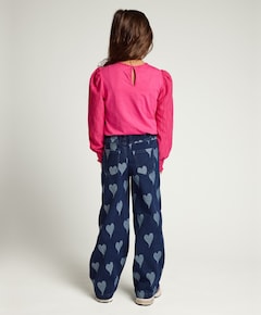 Little denim heart meisjes jeans blauw