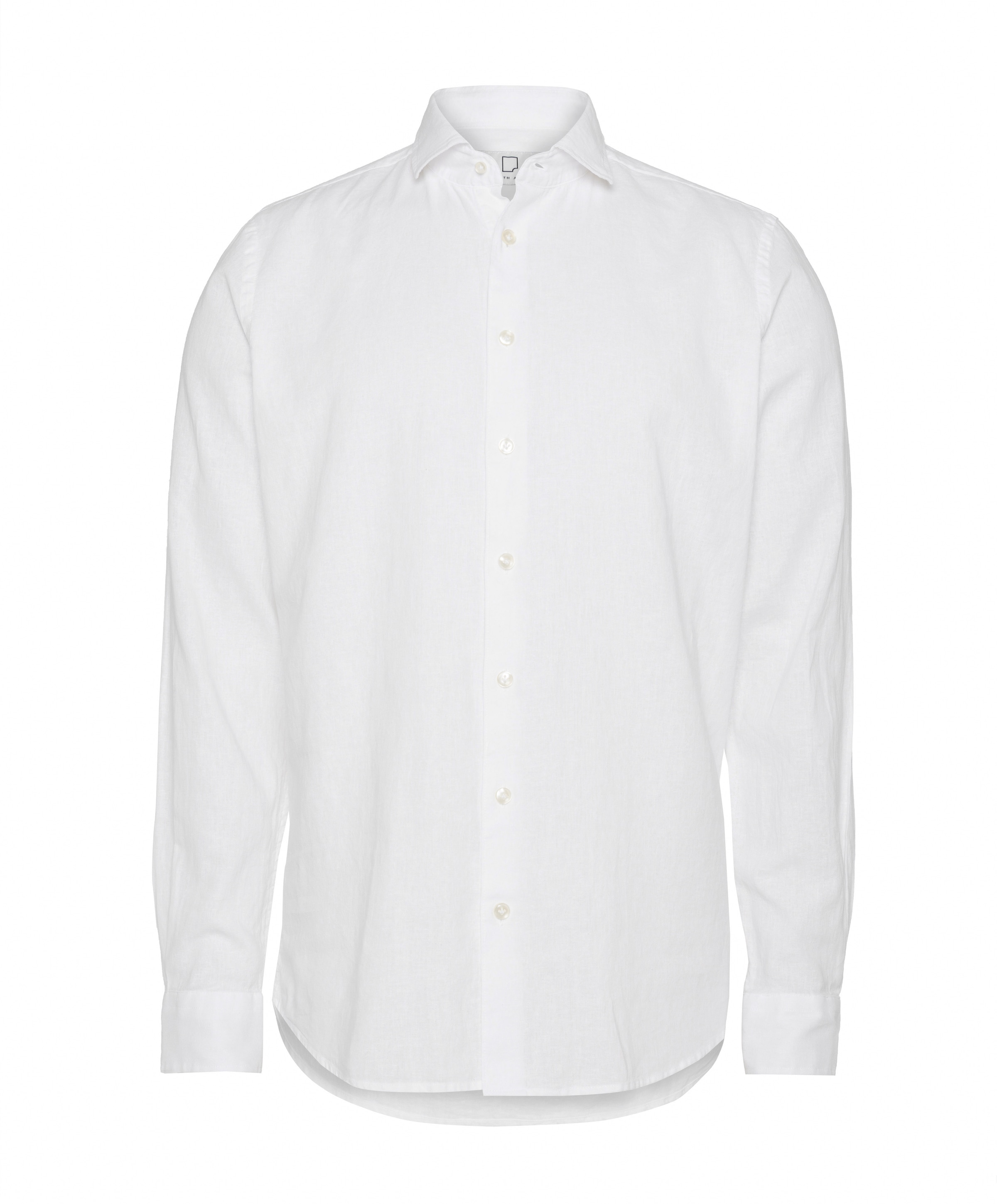 Heren overhemd lange mouw wit