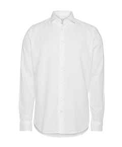 Heren overhemd lange mouw wit