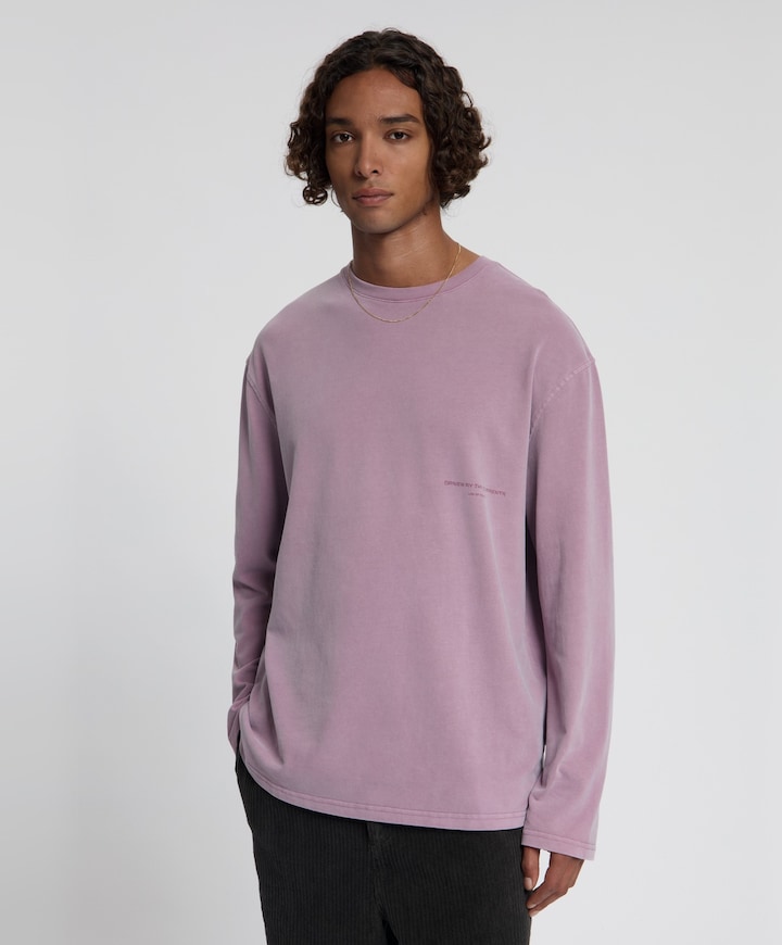 Heren longsleeve roze
