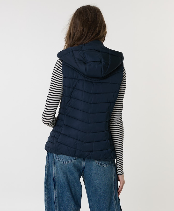 Dames bodywarmer blauw