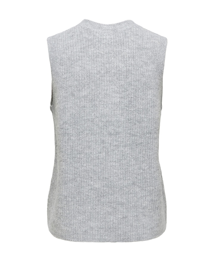 Dames gilet grijs