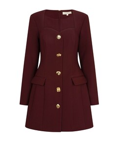 Dames jurk bordeaux