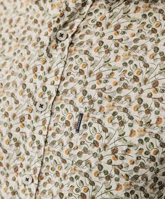 Overhemd lange mouw groen