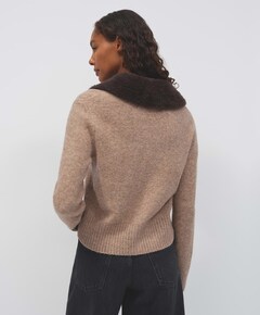 Dames vest beige