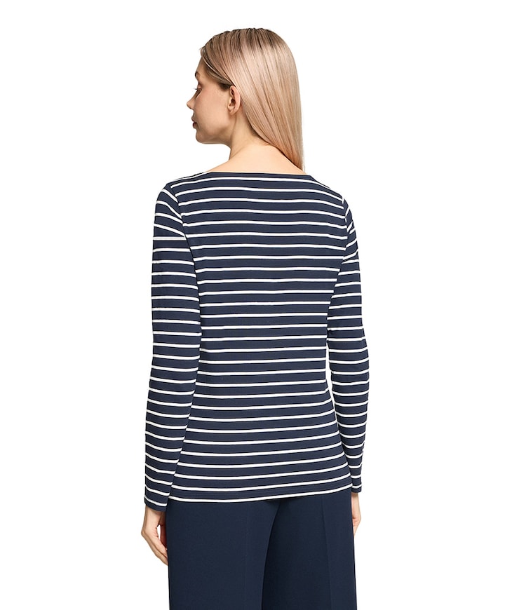 Dames longsleeve blauw