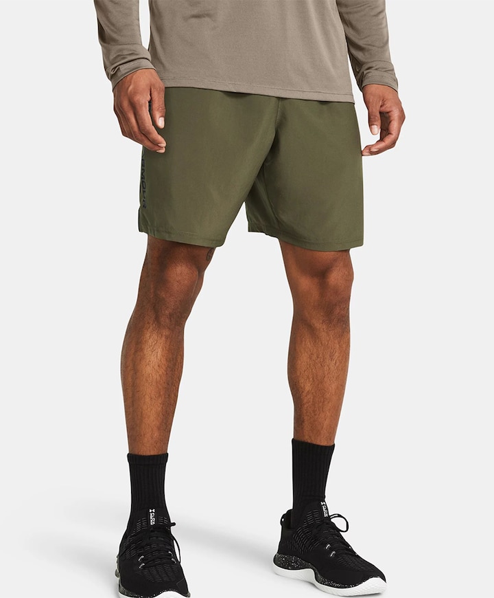 Ua Woven Wdmk short groen