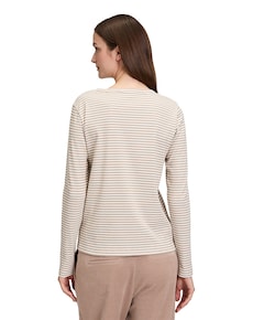 Dames longsleeve beige