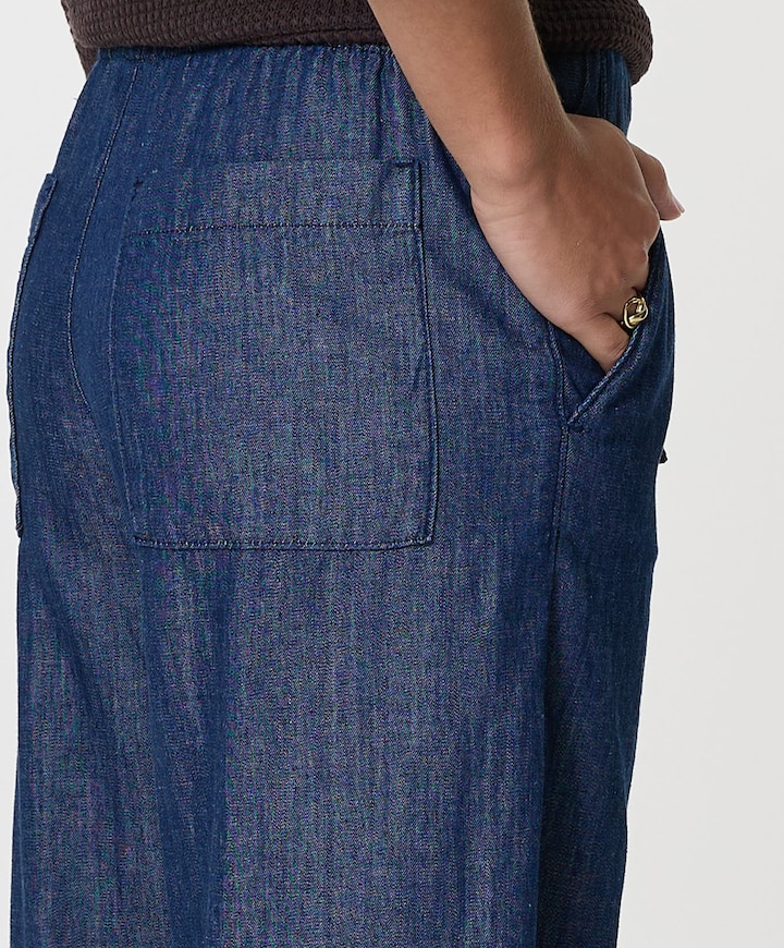 Melane denim broek blauw