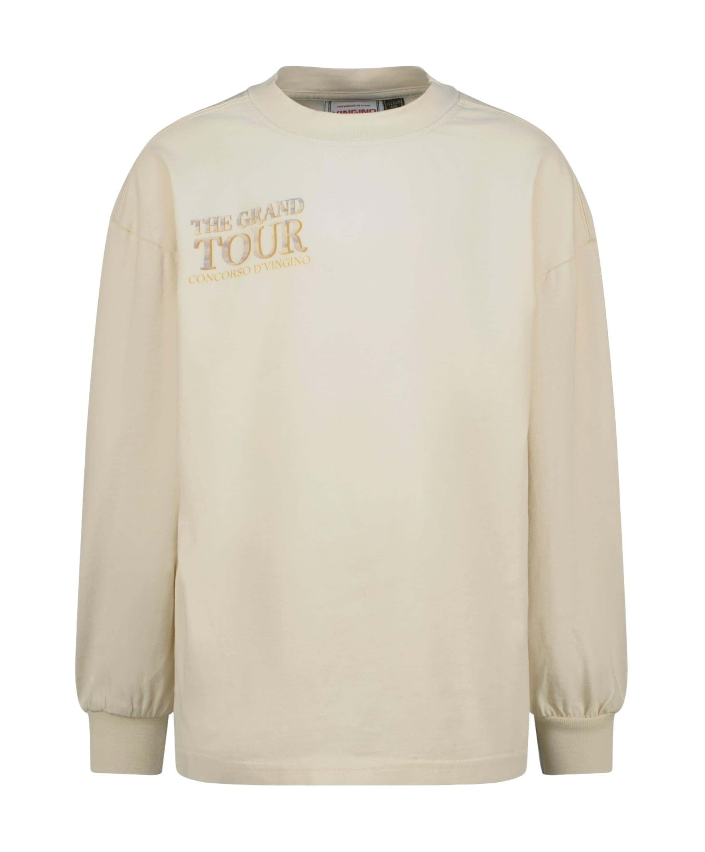 Jongens longsleeve ecru