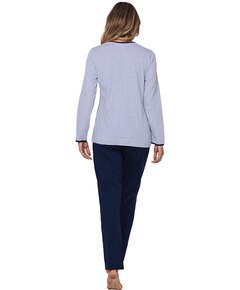 Dames pyjamaset grijs