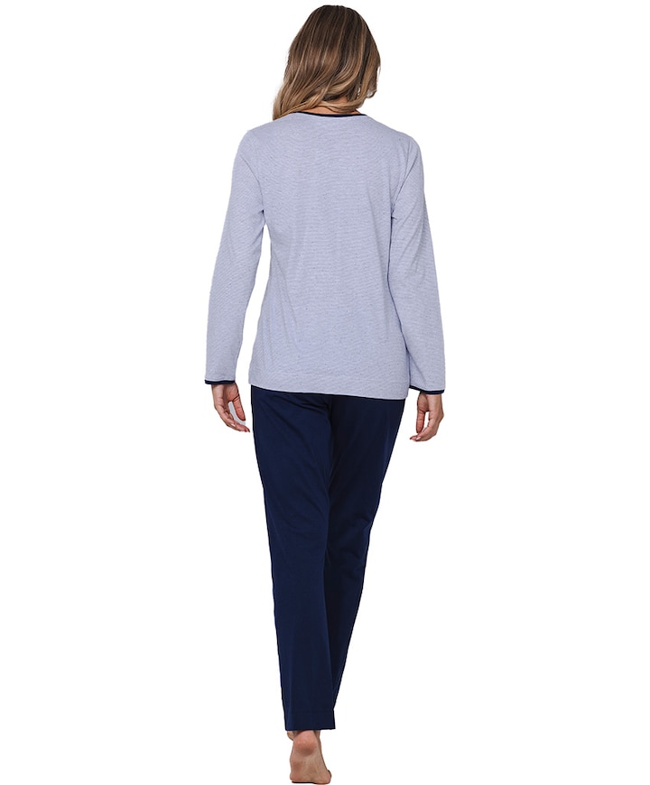 Dames pyjamaset grijs