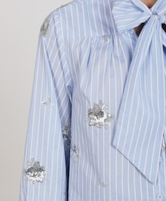 Dames blouse blauw