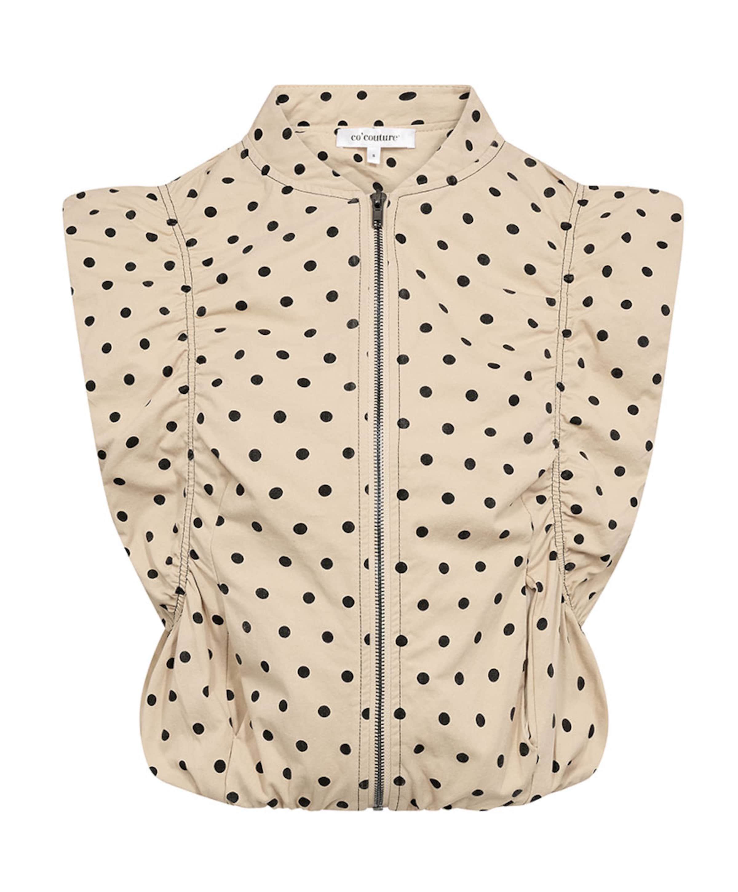 Dames gilet beige
