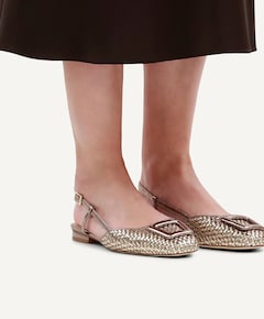 dames slingbacks goud