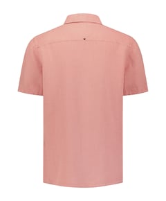 Heren overhemd korte mouw roze