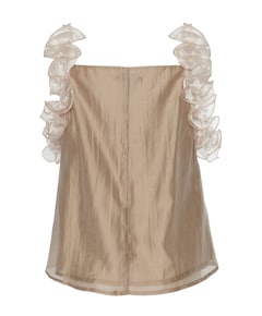 Dames top beige