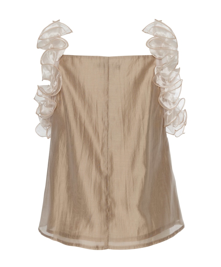 Dames top beige