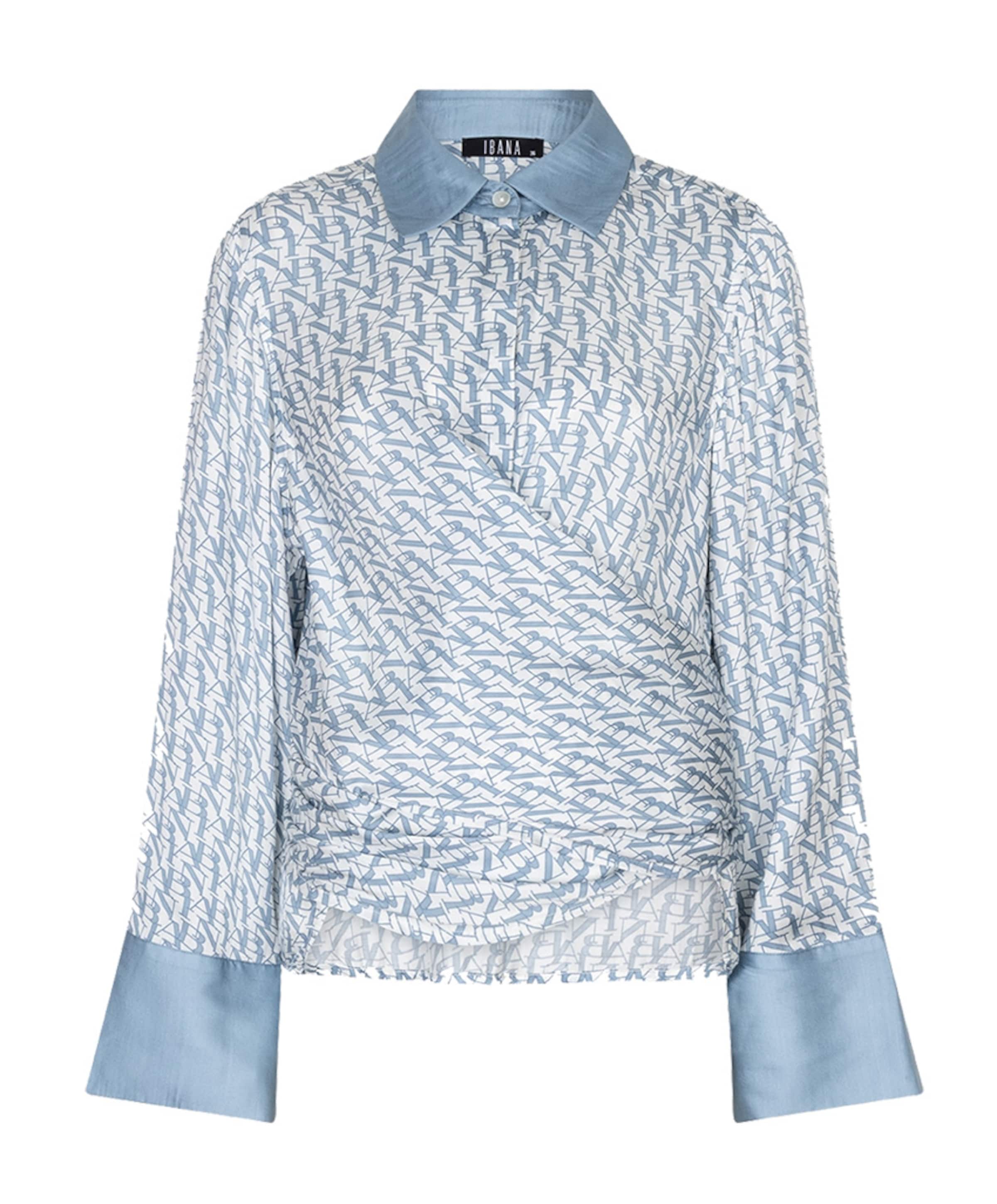 Dames blouse blauw