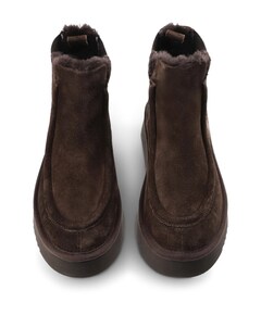 dames enkellaarzen bruin