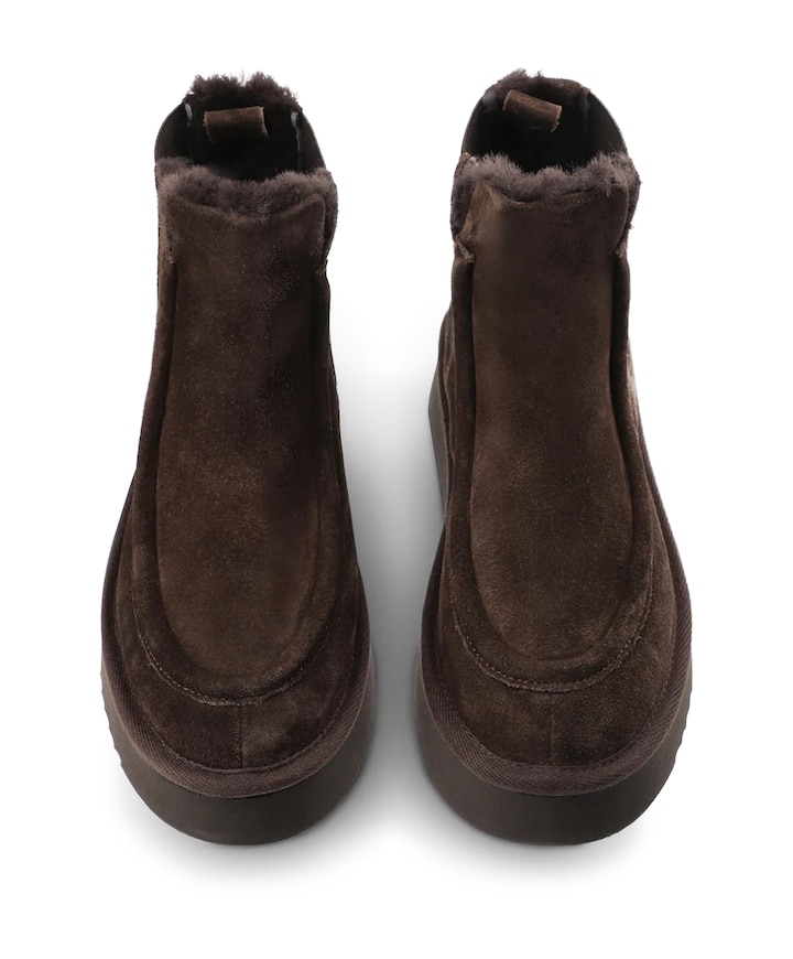 dames enkellaarzen bruin