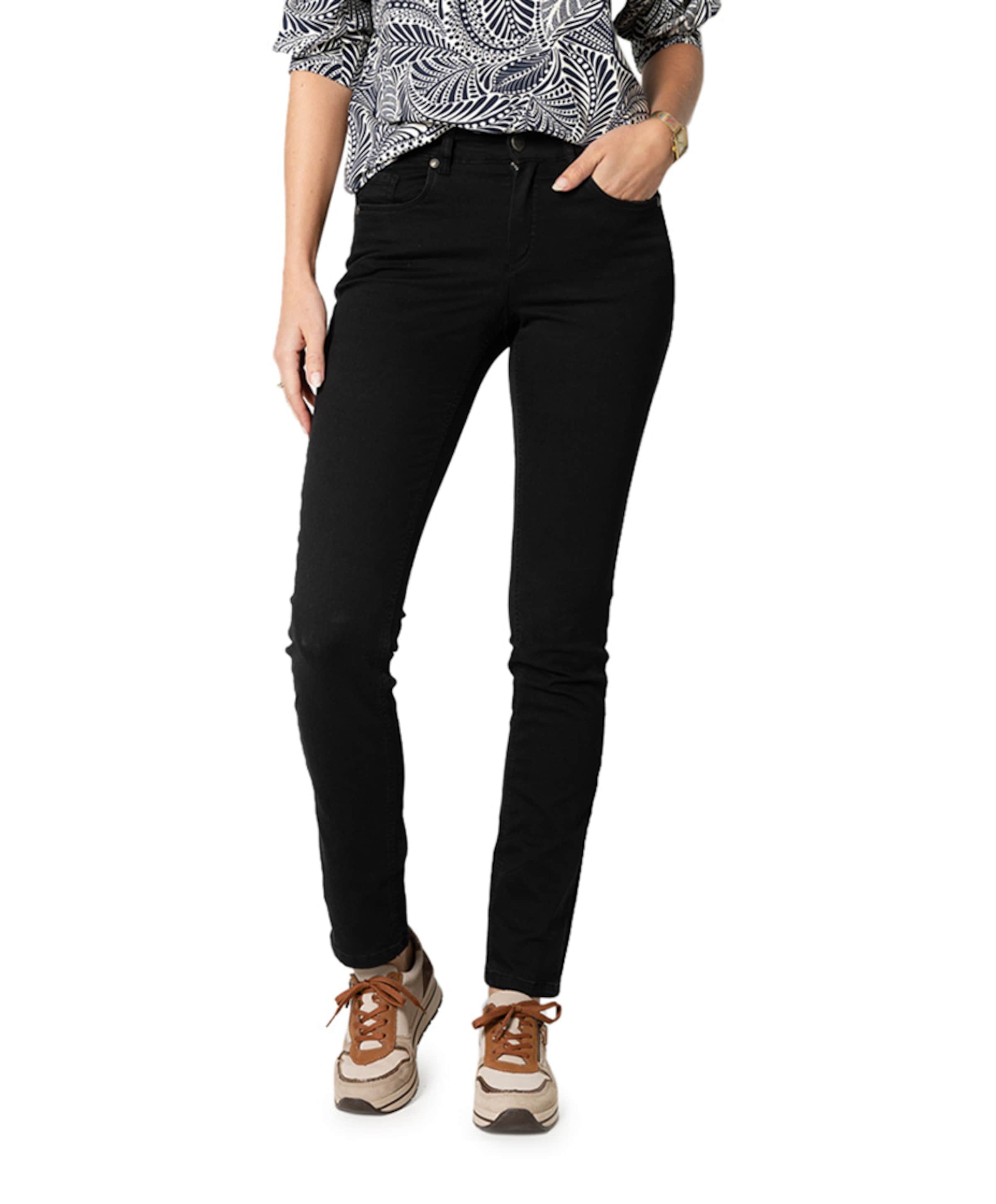 5 Pocket Super Stretch Lang dames broek zwart