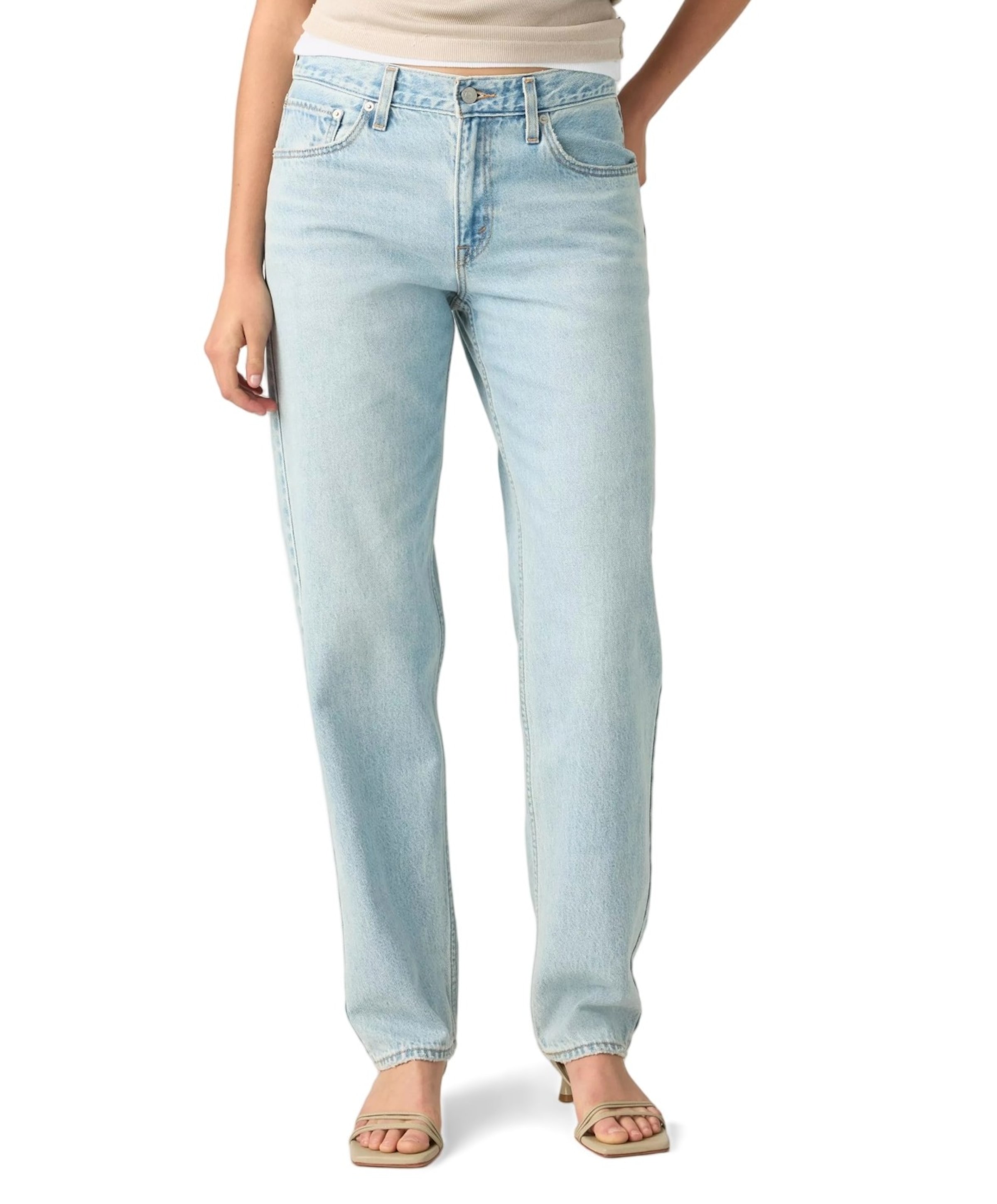 LOOSE TAPER H2'26 MESSAGE SENT dames jeans blauw