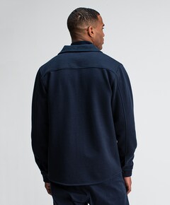 Heren overshirt blauw